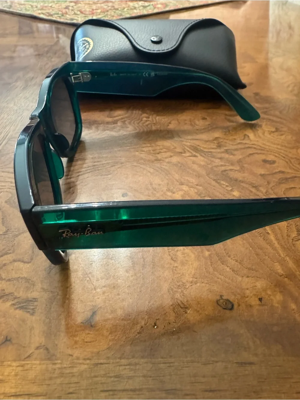 Green Ray Ban Mega Wayfarer RB0840S 0840 Gray Lens Size 51/21